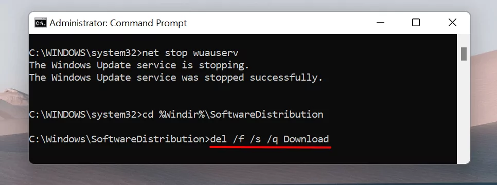 20-delete-windows-update-files-command-prompt-03 - Help Desk Geek Cách xóa tất cả các file Windows Update đã tải xuống image 20