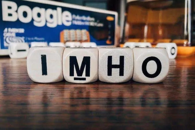 imho_acronym - Mẹo công nghệ trực tuyến Hình ảnh của những người có ý kiến