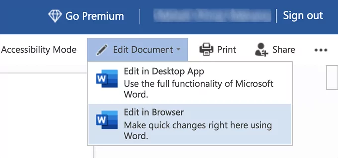 chỉnh sửa trong trình duyệt - Help Desk Geek Cách cập nhật tài liệu Word cũ sang định dạng Word mới nhất image 7