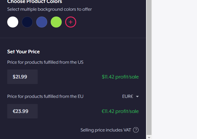 áo thun-màu sắc-teespring - Mẹo công nghệ trực tuyến Cách tạo áo phông tùy chỉnh của riêng bạn trên Teespring ảnh 6