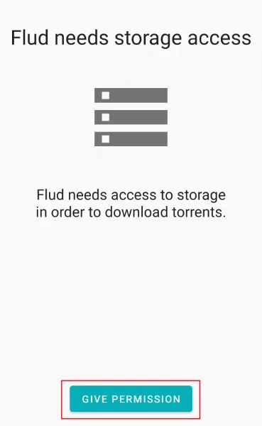 Flud-Give-Storage-Permission - Mẹo công nghệ trực tuyến Cài đặt ứng dụng khách BitTorrent trên hình ảnh Android