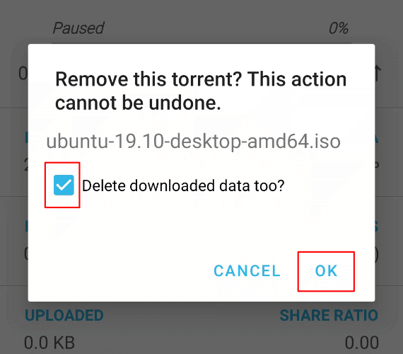 Flud-Remove-Torrent-Xác nhận - Mẹo công nghệ trực tuyến Tạm dừng, thay đổi và xóa torrent trong Flud image 3