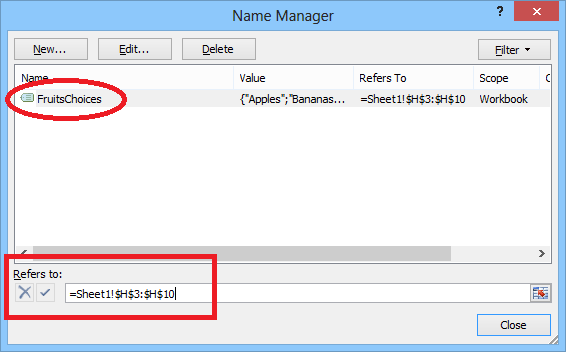 excel hình 3 - Help Desk Geek Sử dụng Tên dải động trong Excel cho danh sách thả xuống linh hoạt hình ảnh 3