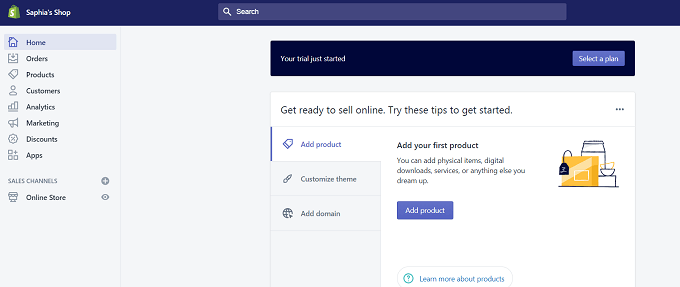 Bảng điều khiển - Mẹo công nghệ trực tuyến Thiết lập trang web Shopify của bạn hình ảnh 3