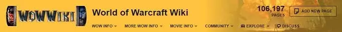 WOW - Mẹo công nghệ trực tuyến Hình ảnh WoWWiki