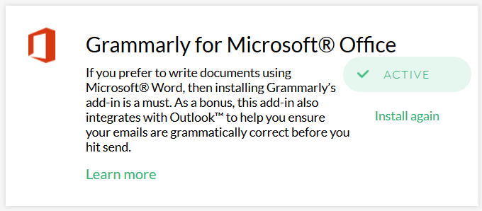 office-add-in - Mẹo công nghệ trực tuyến Cách sử dụng Add-In của ứng dụng Microsoft Grammarly hình 3