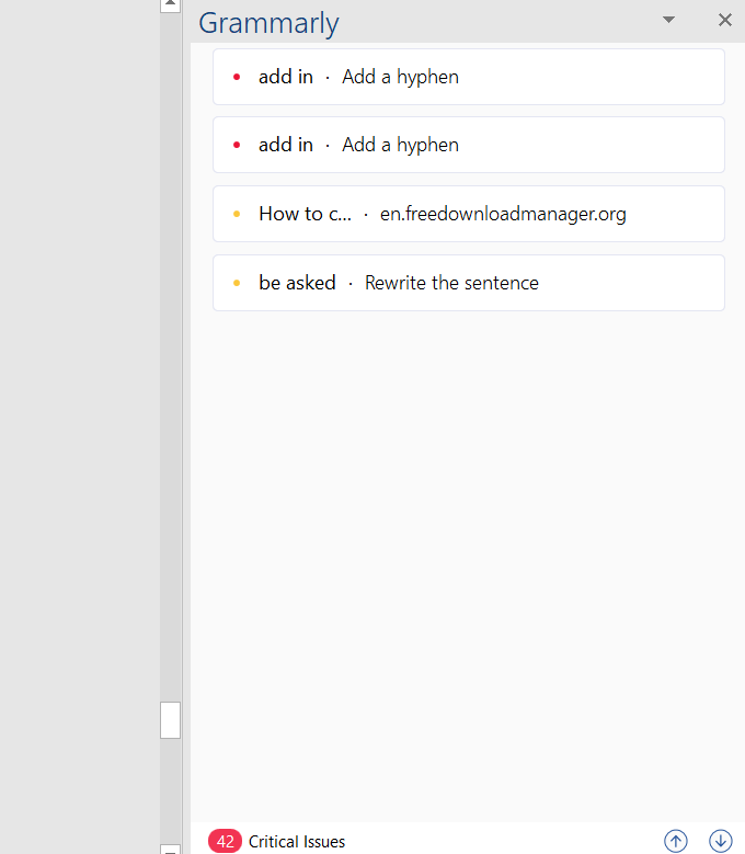 bảng điều khiển bên - Mẹo công nghệ trực tuyến Cách sử dụng Add-In của Microsoft Grammarly App hình 6