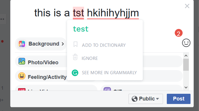 facebook - Mẹo công nghệ trực tuyến Sử dụng ứng dụng Grammarly để kiểm tra bài đăng trên Facebook hình 2