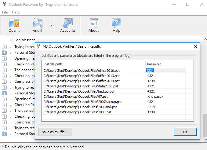 10 công cụ khôi phục mật khẩu Outlook PST bị mất hoặc bị quên image 9