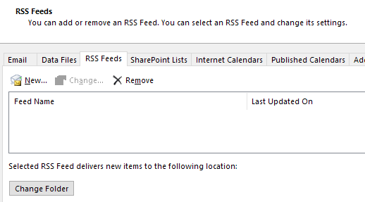 nguồn cấp dữ liệu rss của Outlook - Help Desk Geek Cách giảm mức sử dụng bộ nhớ Outlook hình 7