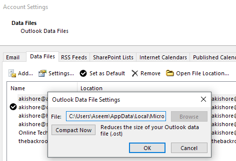 triển vọng hiện tại nhỏ gọn - Help Desk Geek Cách giảm mức sử dụng bộ nhớ Outlook hình 9