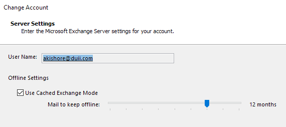 chế độ trao đổi được lưu trong bộ nhớ đệm - Help Desk Geek Cách giảm mức sử dụng bộ nhớ Outlook hình 11