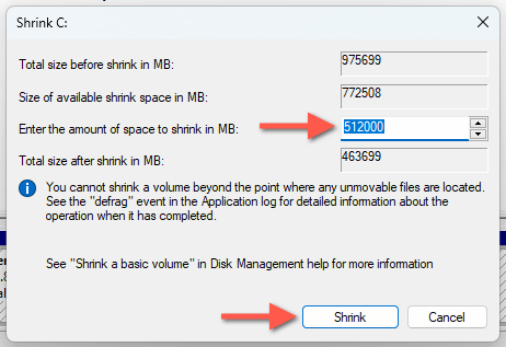 cách phân vùng hoặc phân bổ-ssd-in-windows-11-5-nén - Help Desk Geek Cách phân vùng ổ SSD trong Windows 11 hình 5
