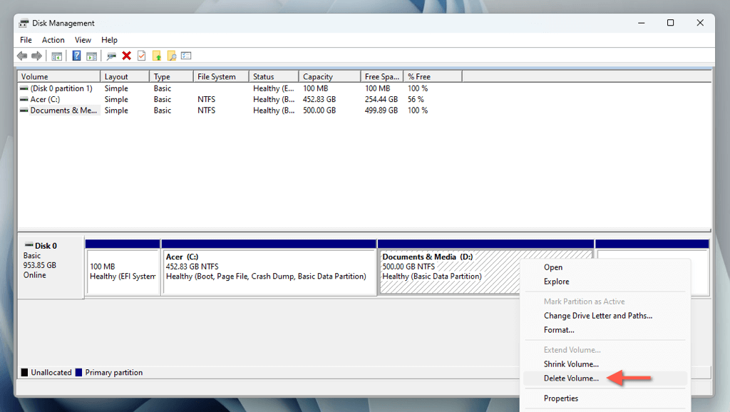 cách phân vùng hoặc phân bổ-ssd-in-windows-11-14-nén - Help Desk Geek Cách phân vùng ổ SSD trong Windows 11 hình 14
