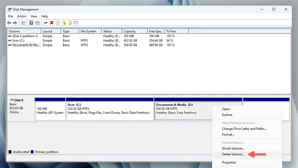 cách phân vùng hoặc phân bổ-ssd-in-windows-11-14-nén - Help Desk Geek Cách phân vùng ổ SSD trong Windows 11 hình 14