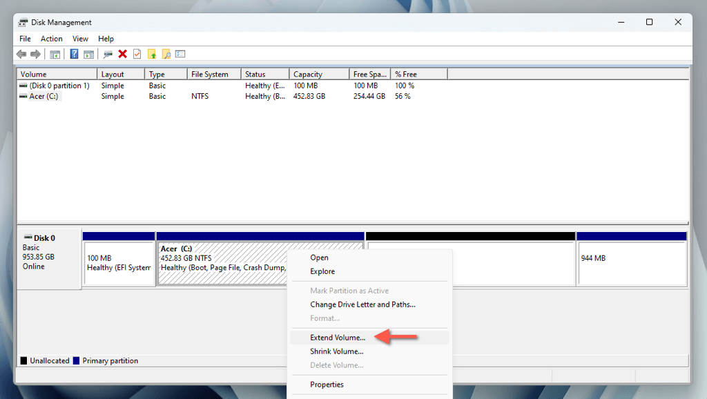 cách phân vùng hoặc phân bổ-ssd-in-windows-11-16-nén - Help Desk Geek Cách phân vùng ổ SSD trong Windows 11 hình 16