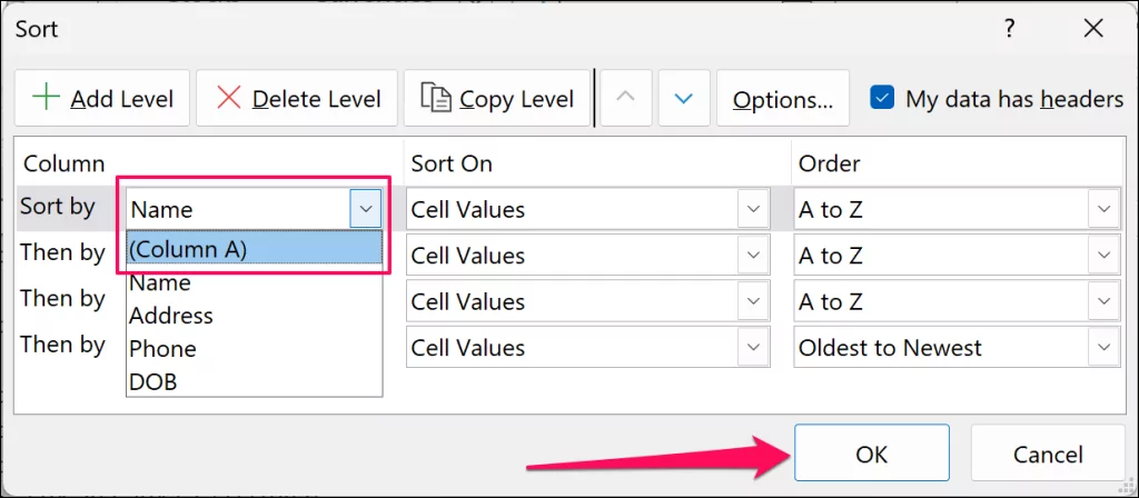 cách xóa-trống-hàng trong excel - Help Desk Geek Công cụ sắp xếp trong Microsoft Excel