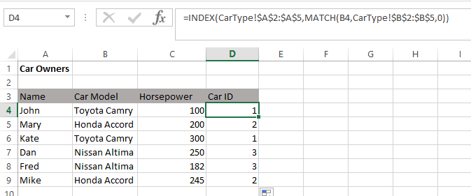 Khi nào nên sử dụng Index-Match thay vì VLOOKUP trong Excel ảnh 5