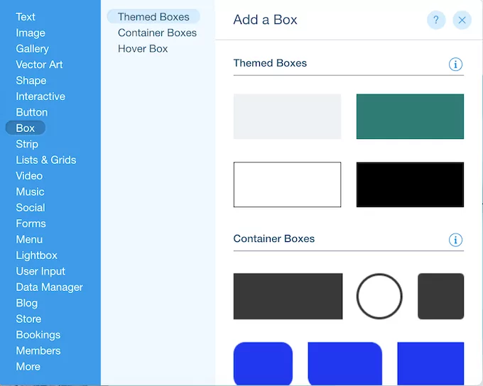 Wix-Elements - Mẹo công nghệ trực tuyến Wix Vs Squarespace: Hình ảnh Trình chỉnh sửa tốt hơn
