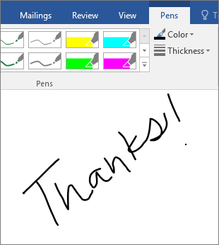 inking-office-2019 - Bộ phận trợ giúp Geek Những tính năng mới hay nhất trong Microsoft Office 2019 hình 7