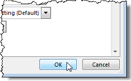 Đóng hộp thoại Word Options trong Word 2007