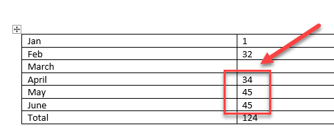 Tính tổng một cột bảng trong Word ảnh 7