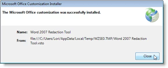 Ẩn dữ liệu bí mật trong tài liệu Word 2007/2010 9 07_ms_office_customization_successively_installed