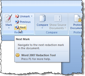 Ẩn dữ liệu bí mật trong tài liệu Word 2007/2010 18 Nút đánh dấu tiếp theo