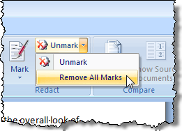 Ẩn dữ liệu bí mật trong tài liệu Word 2007/2010 25 Xóa tất cả các dấu trong tài liệu gốc