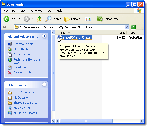 Lưu dưới dạng tệp cài đặt PDF và XPS Lưu dưới dạng tệp cài đặt PDF và XPS