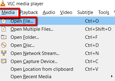 VLC-Open-File - Mẹo Kỹ Thuật Trực Tuyến Cách phát tập tin MKV trên Windows Media Player image 8
