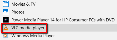 Chọn để mở-VLC - Mẹo công nghệ trực tuyến Cách phát tệp MKV trên Windows Media Player ảnh 7