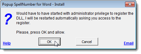 Hộp thoại đặc quyền quản trị viên Hộp thoại đặc quyền quản trị viên