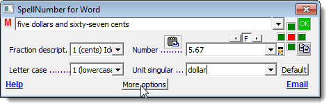 Nhấp vào More nút tùy chọn Nhấp vào More nút tùy chọn
