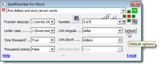 Quay lại tùy chọn mặc định Quay lại tùy chọn mặc định