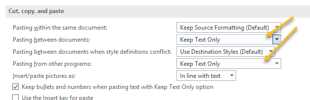 thay đổi từ dán mặc định - Help Desk Geek Cách tùy chỉnh chức năng Paste của Word hình 5