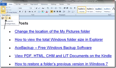 Hợp nhất định dạng