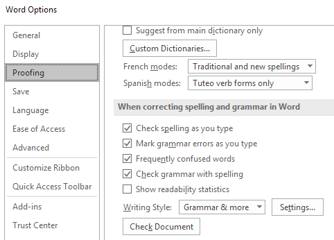 Sửa lỗi Outlook Spell Checker Not Working hình 3