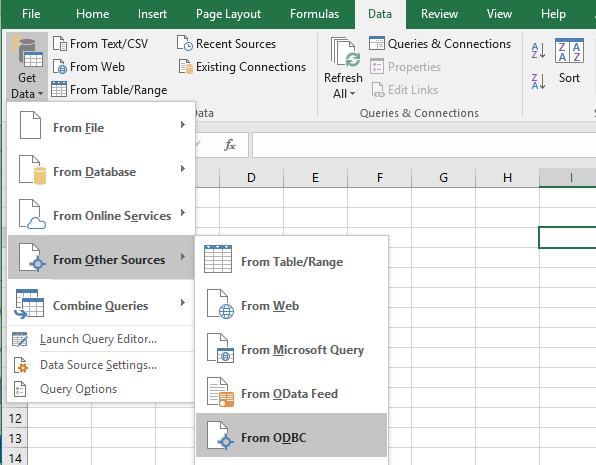 lấy dữ liệu excel - Help Desk Geek Kết nối Excel với MySQL hình 5