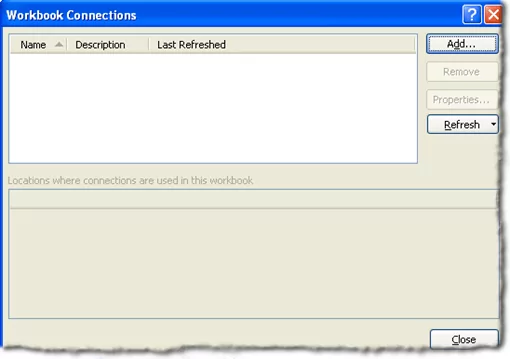 Kết nối Excel với MySQL 8 sổ làm việc_conn