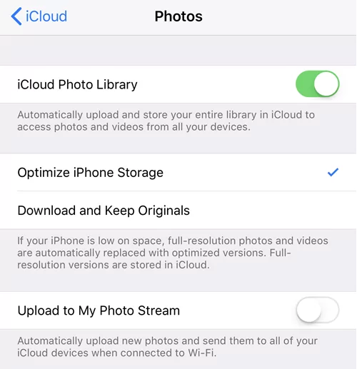 Phương pháp 2 – Thư viện ảnh iCloud hình ảnh 2