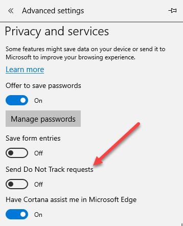 edge send không theo dõi - Mẹo công nghệ trực tuyến Kích hoạt tính năng Không theo dõi trong Microsoft Edge hình 3