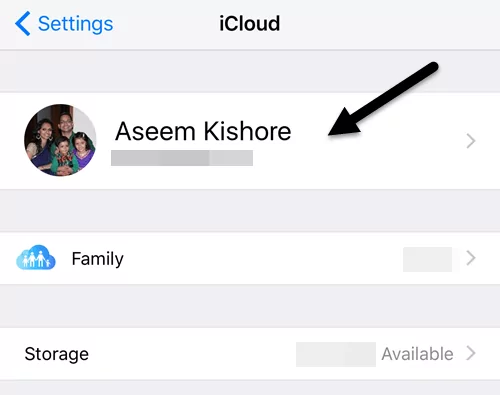 tài khoản người dùng icloud