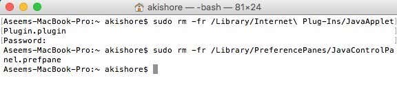 gỡ cài đặt java mac - Mẹo kỹ thuật trực tuyến gỡ cài đặt java mac