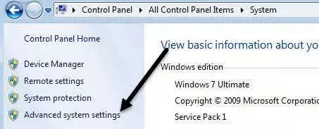 thiết lập hệ thống nâng cao