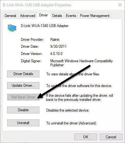 quay lại trình điều khiển