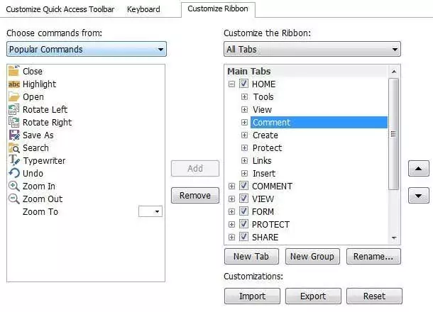 tùy chỉnh ribbon foxit - Mẹo công nghệ trực tuyến tùy chỉnh ruy băng foxit