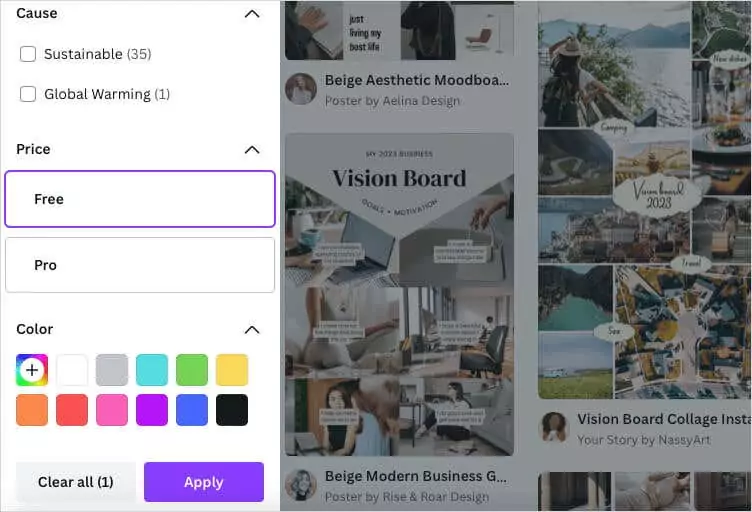 cách tạo-tầm nhìn-board-on-canva-3-nén - Mẹo kỹ thuật trực tuyến Duyệt qua các mẫu Canva Vision Board hình ảnh 3