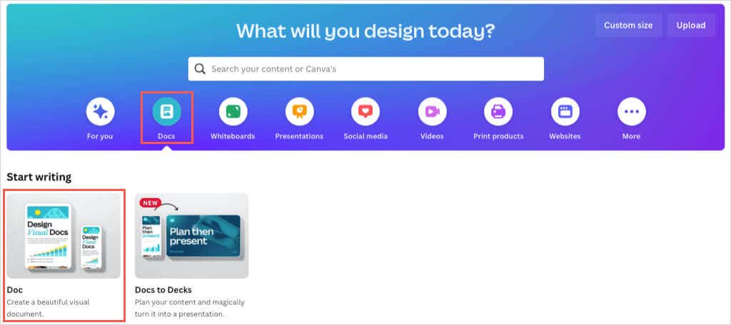 cách sử dụng-canva-docs-to-create-documents-online-2-nén - Mẹo kỹ thuật trực tuyến Bắt đầu với Canva Docs hình ảnh 2
