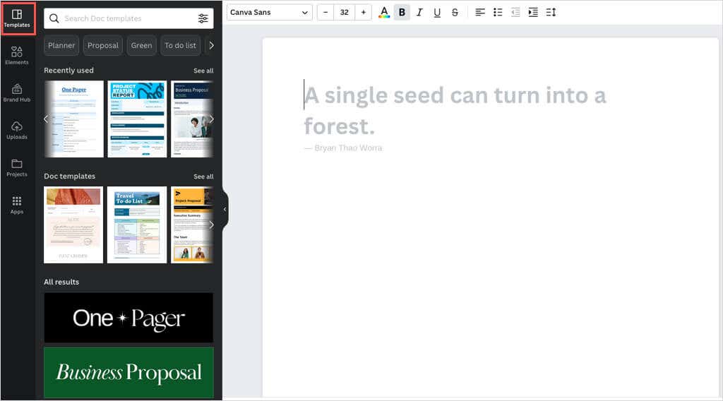cách sử dụng-canva-docs-to-create-documents-online-3-nén - Mẹo kỹ thuật trực tuyến Sử dụng hình ảnh Mẫu tài liệu Canva